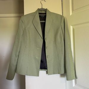 Kasper Light Green Textured Blazer